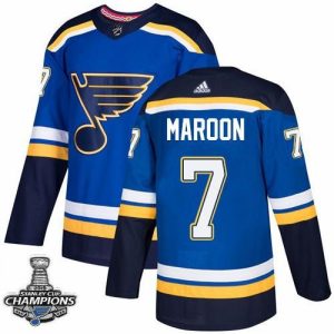 St. Louis Blues Trikot Patrick Maroon Blau 2019 Stanley Cup Champions